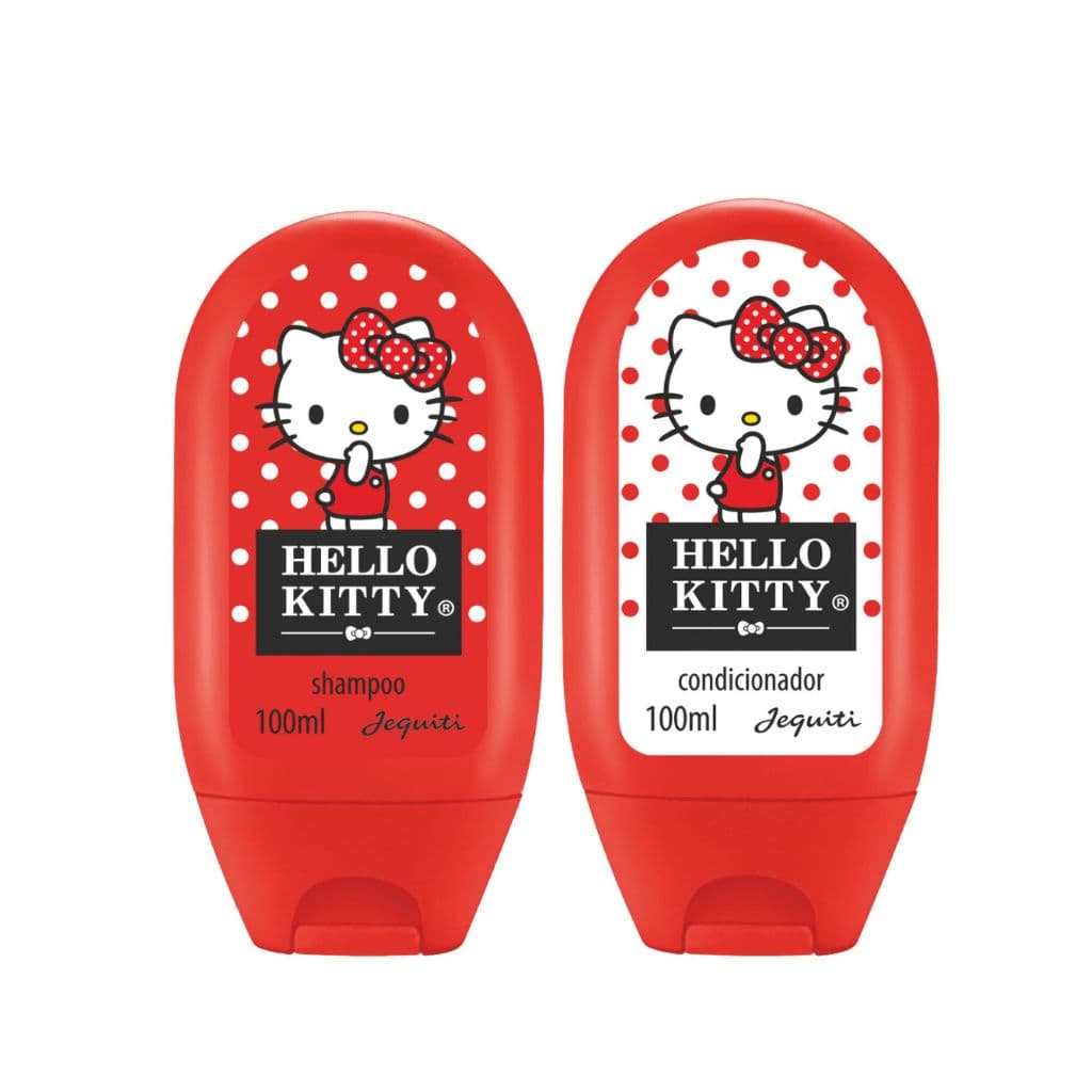 Kit Shampoo + Condicionador Hello Kitty Jequiti | 100ml - Cabelos Macios e Perfumados