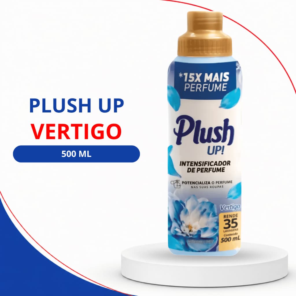 Amaciante Intensificador de Perfume Plush Up Vertigo 500ml - Sanol Longa Duração