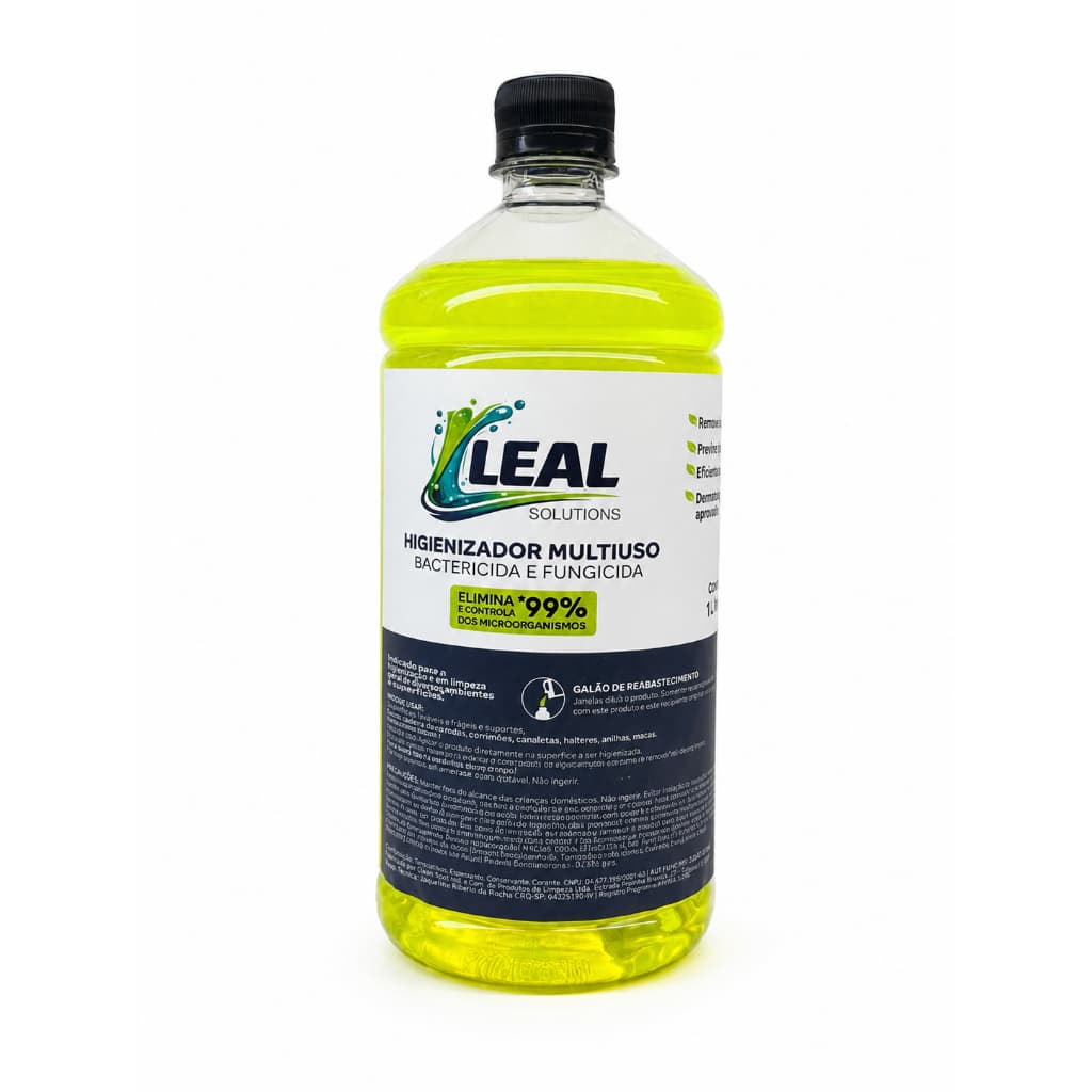 Galão Refil 1 Litro - Limpador Multiuso para Pilates, Academias, Clínicas e Estética - Limpa tatames