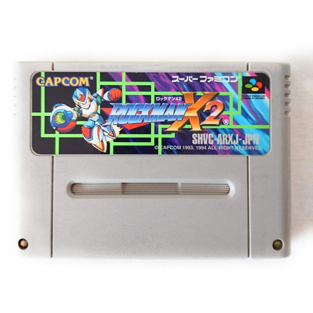 Fita Cartucho Rockman X2 (Mega Man X2) Original - Super Famicom / SNES SFC