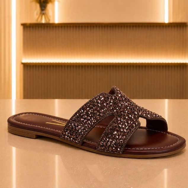 Tamanco Vizzano Brilho Luxo Feminino Original