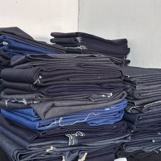 Retalho Tecido Jeans – Costura Artesanato Calça Jaqueta Roupa Jeans Sortido