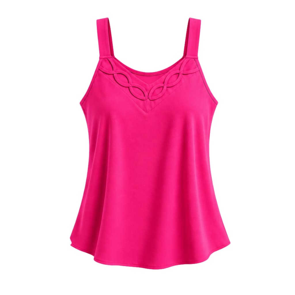 Blusa Feminina Regata Plus Size Alça Grossa Tecido Leve Verão
