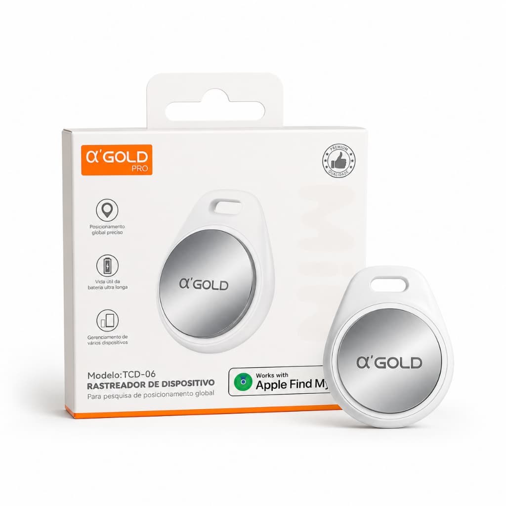 Rastreador Localizador Smart Tag A'GOLD TCD-06 Inteligente Apple Find My 📍✨🔥