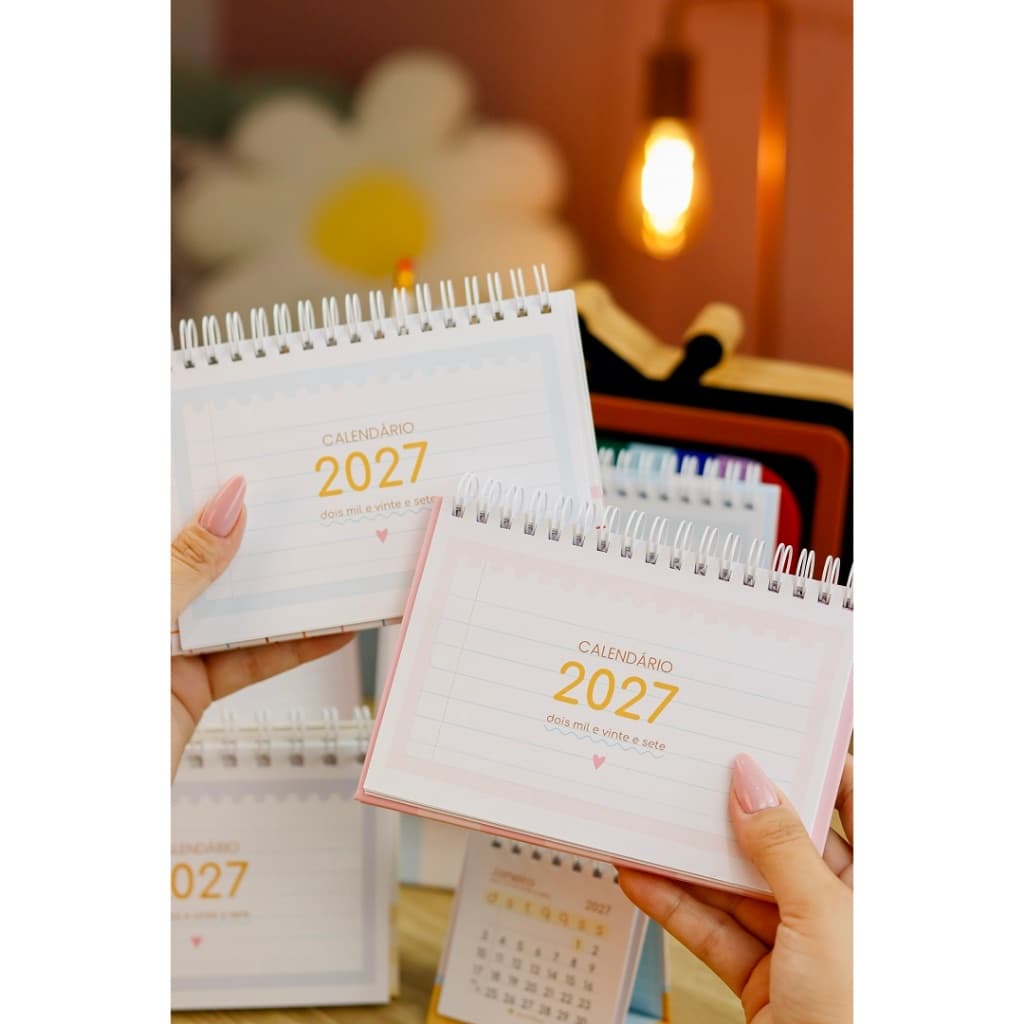 Calendário com Capa Personalizada para Empresas | Logo e Identidade Visual | Miolo Padrão