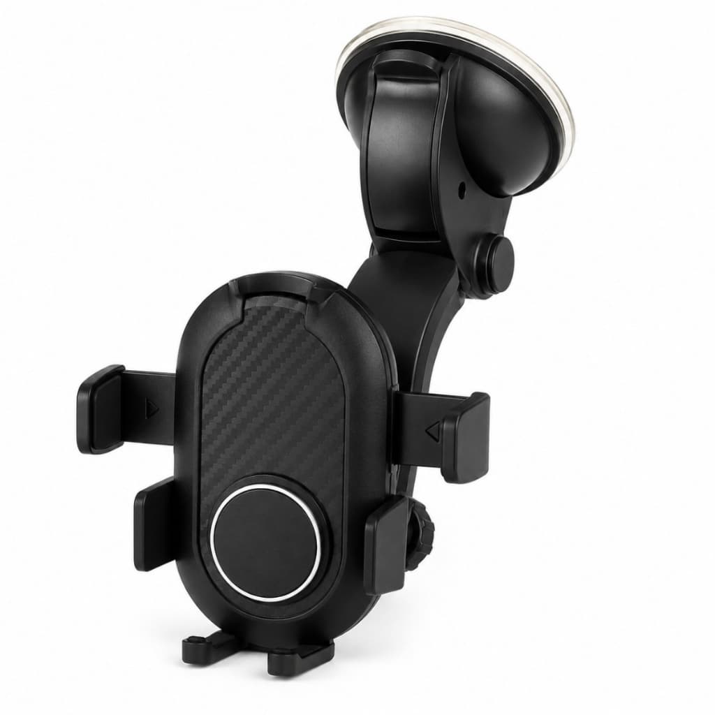 Suporte Universal de Carro Para Celular com Base de Ventosa Painel Carro Liso GPS Uber Motorista App