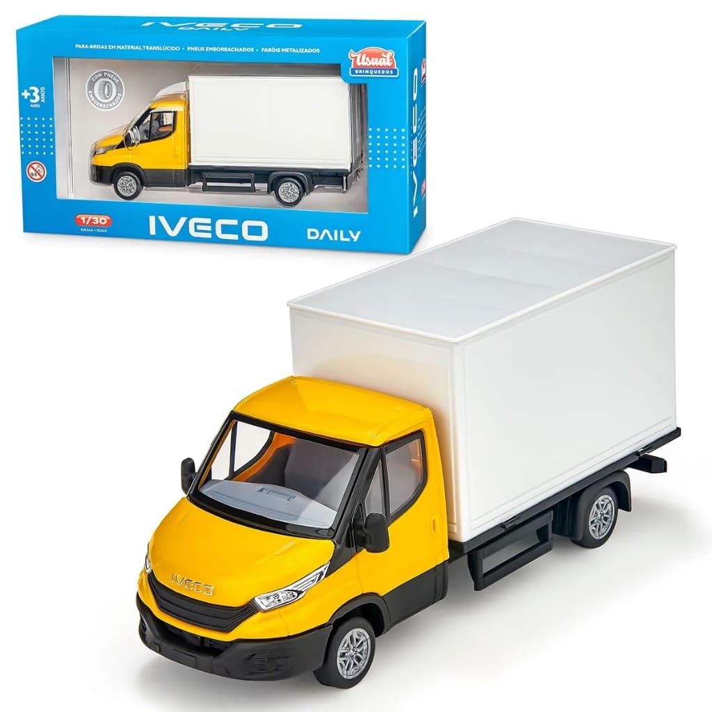 Caminhão Iveco Daily Carroceria Baú Miniaturas - Usual