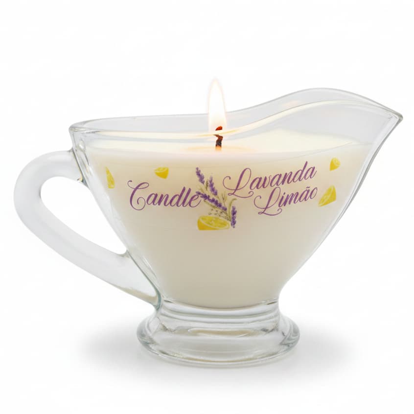 Vela Para massagem Lavanda Limão
