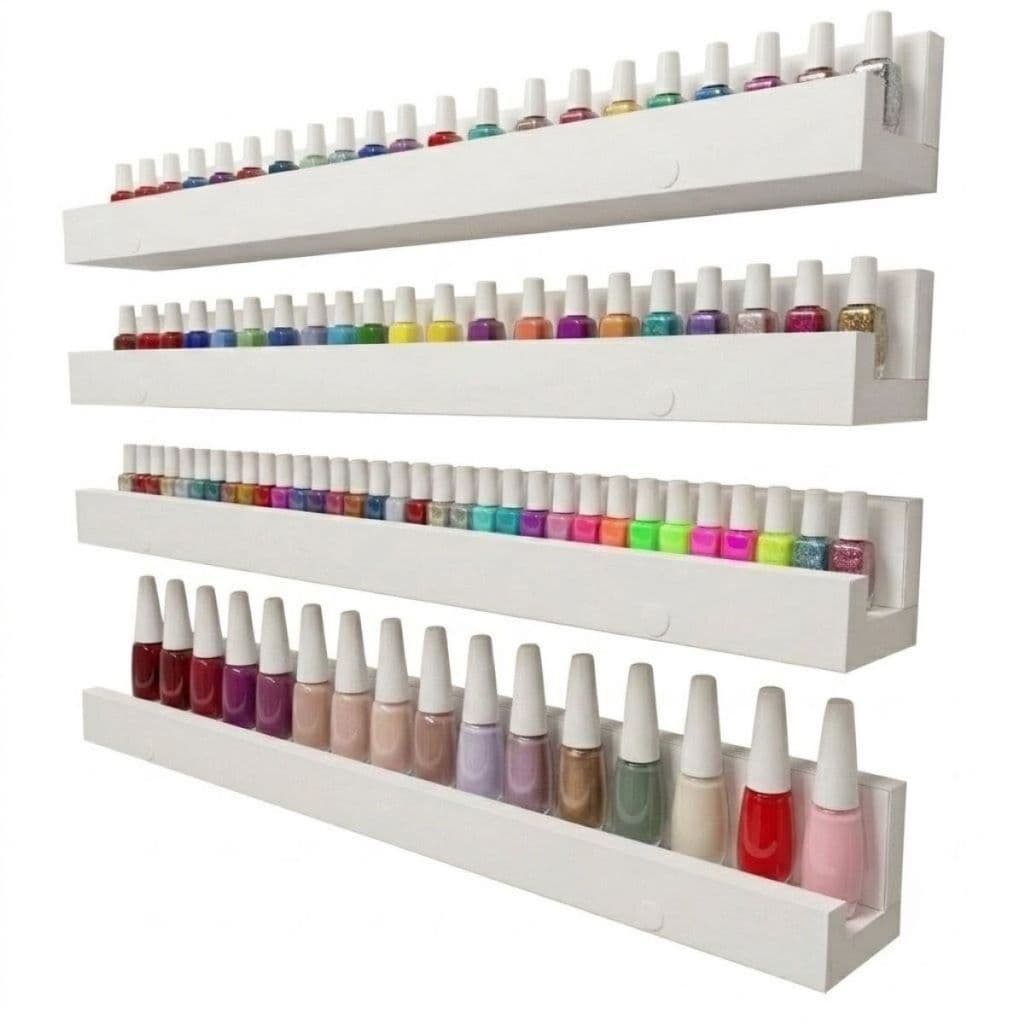 Expositor Organizador Porta Esmalte Manicure Prateleira Mdf