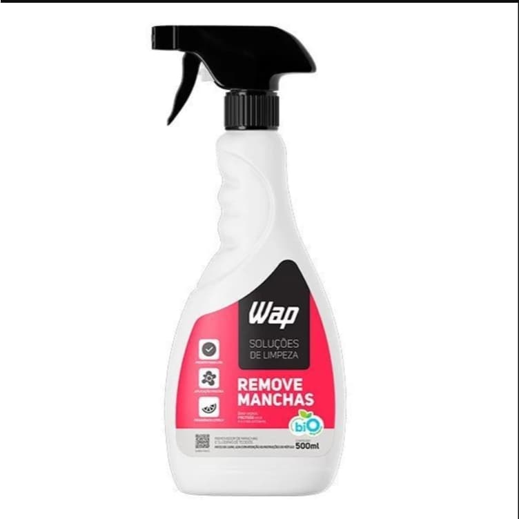 WAP Remove Manchas 500ml Para Sofás Estofados Tapetes Carpetes e Tecidos
