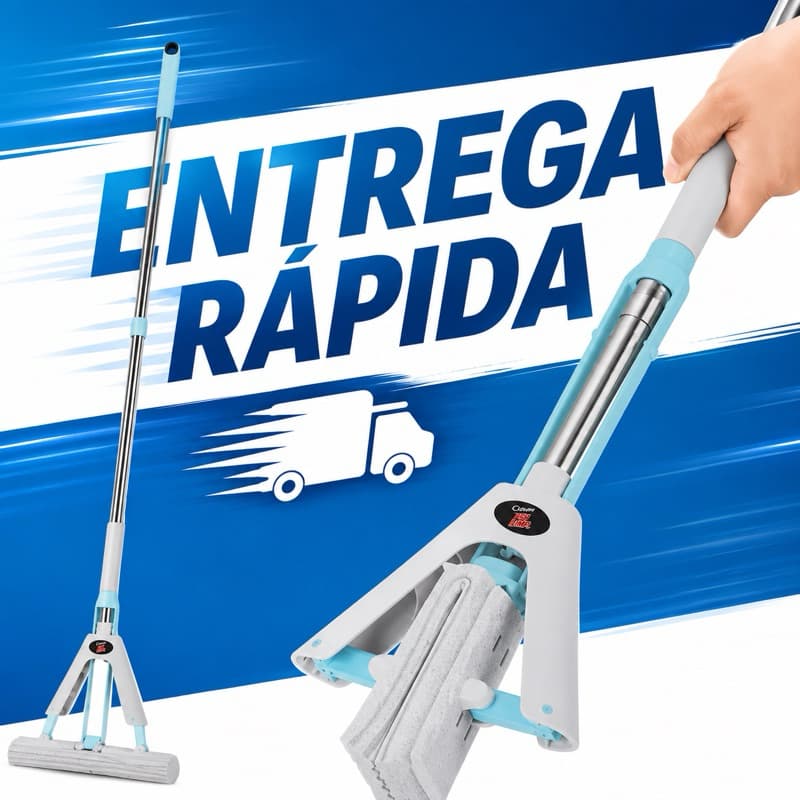 Mop Limpeza Geral - Fácil de Usar, Secagem Rápida e Versátil