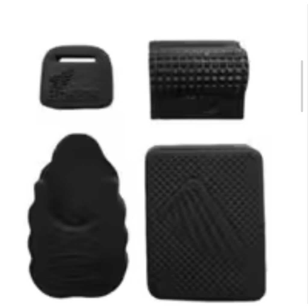 Kit Sapatinho ant-risco piso + borracha Pedal freio + Capa chave moto + Protetor de tênis
