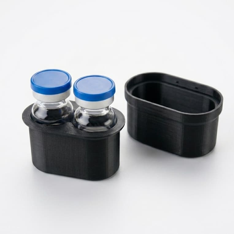 Porta Ampola Duplo Organizador Compacto 2 Unidades 3ml