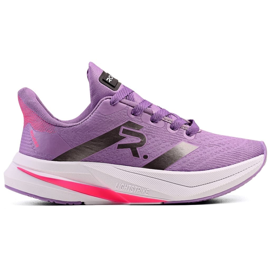 Tênis Feminino Caminhada Academia Fitness Esportivo Leve Confortável Respirável Lilás