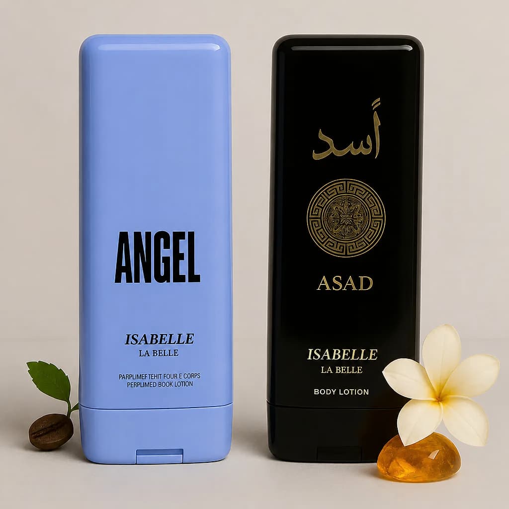 Kit Creme Hidratante Corporal Asad black e Angel 200ml Tubo
