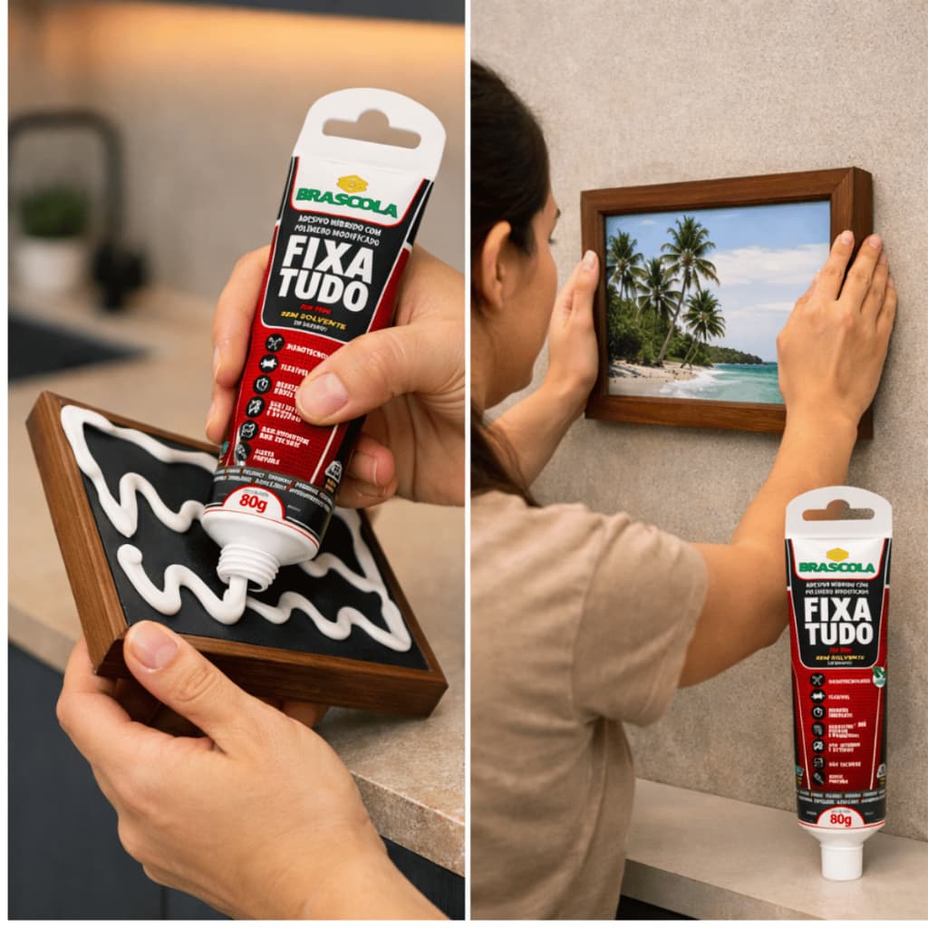 Cola Adesivo Fixa Tudo híbrido 80 g BRASCOLA