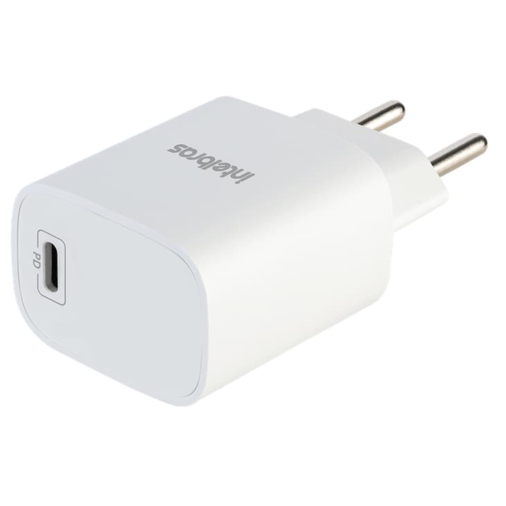 Carregador Turbo Entrada TIPO-C  Fonte Tomada Ótima Qualidade Cor Branca Fast Usb-c Ec10 Power Bivolt Intelbras