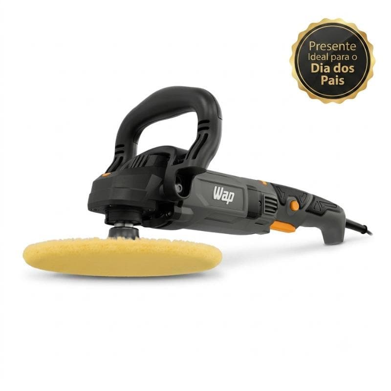 Politriz Rotativa WAP WF PR01 1200W 6 Velocidades Polimento Automotivo Presente Para o Dia dos Pais