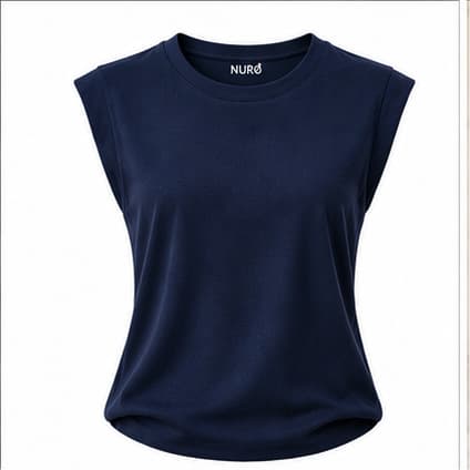 Blusa Muscle Tee Feminina Moderna Dia Dia Viscolycra Versátil Casual Elegante Para Qualquer Ocasião