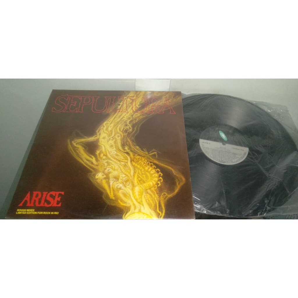 LP Sepultura Arise Rough Mixes Limited Edition For Rock In Rio