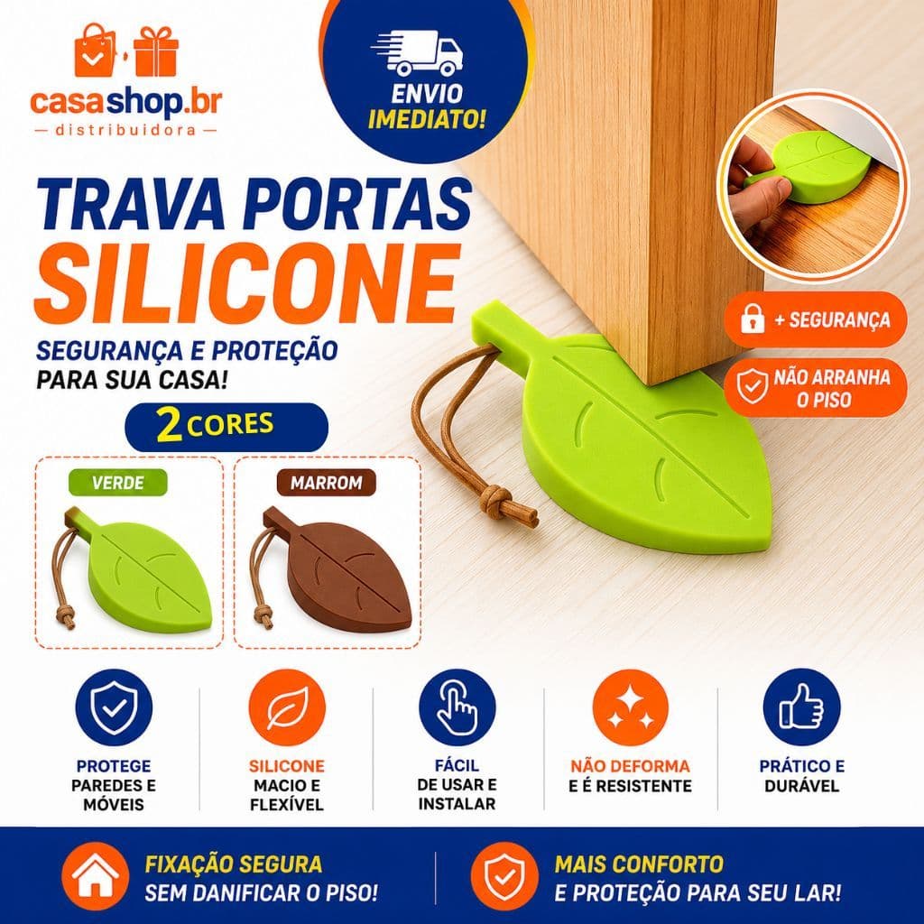 Trava De Silicone Aparador Batente Para Porta Folha Segurança Infantil Com Corda Para Pendurar