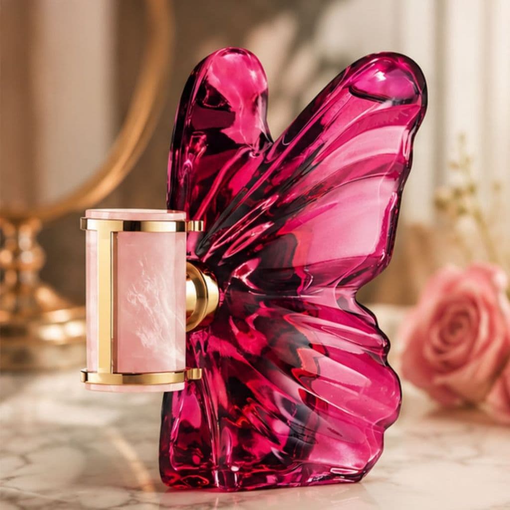 Perfume Borboleta Rosa Feminino 80ml Longa duração