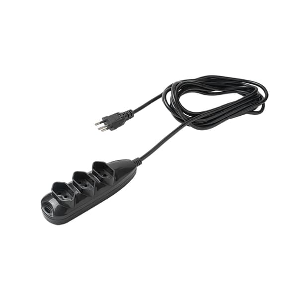 Extensão Elétrica Intelbras EXT 3005 3 Tomadas 10A 5 Metros Bivolt Preto Original
