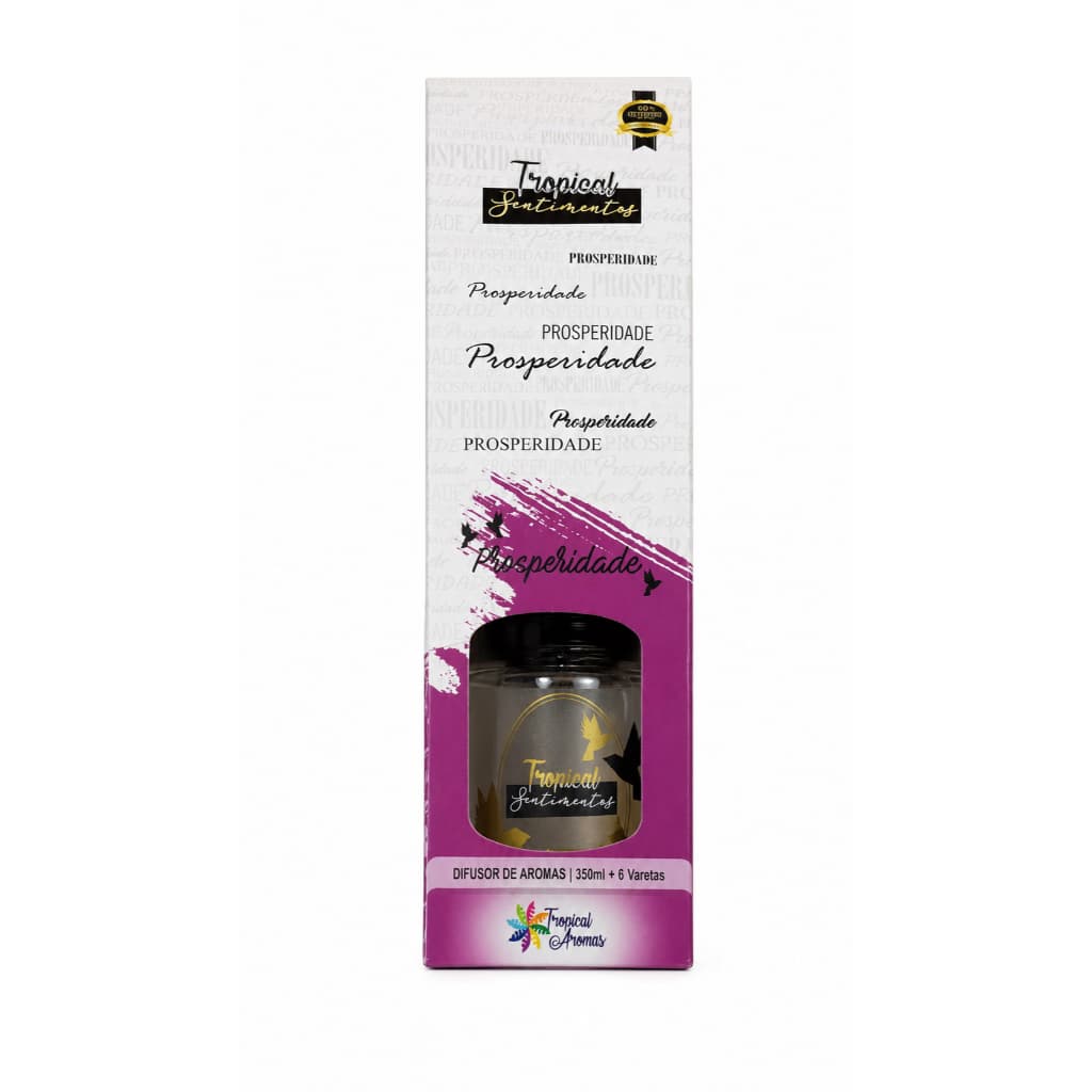 Difusor de Aromas Tropical Sentimentos – Prosperidade | 350 ml + 6 Varetas