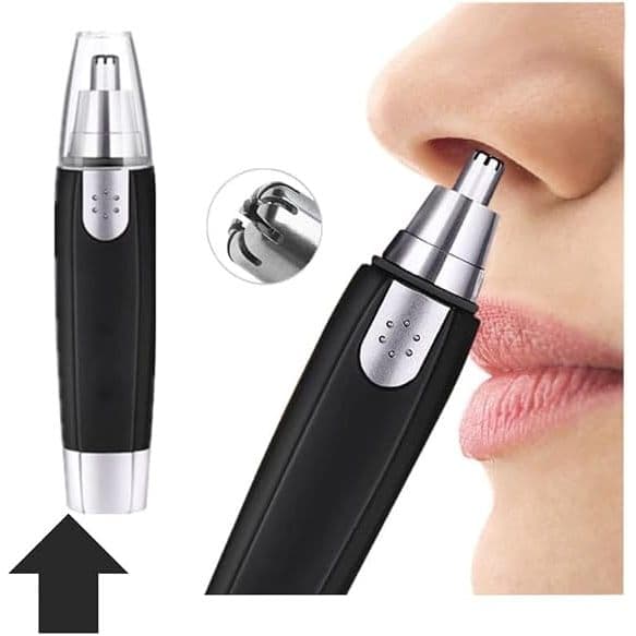 Aparador Removedor de Pelos Elétrico/Portátil para Nariz/Rosto/Orelha/Depilador Facial