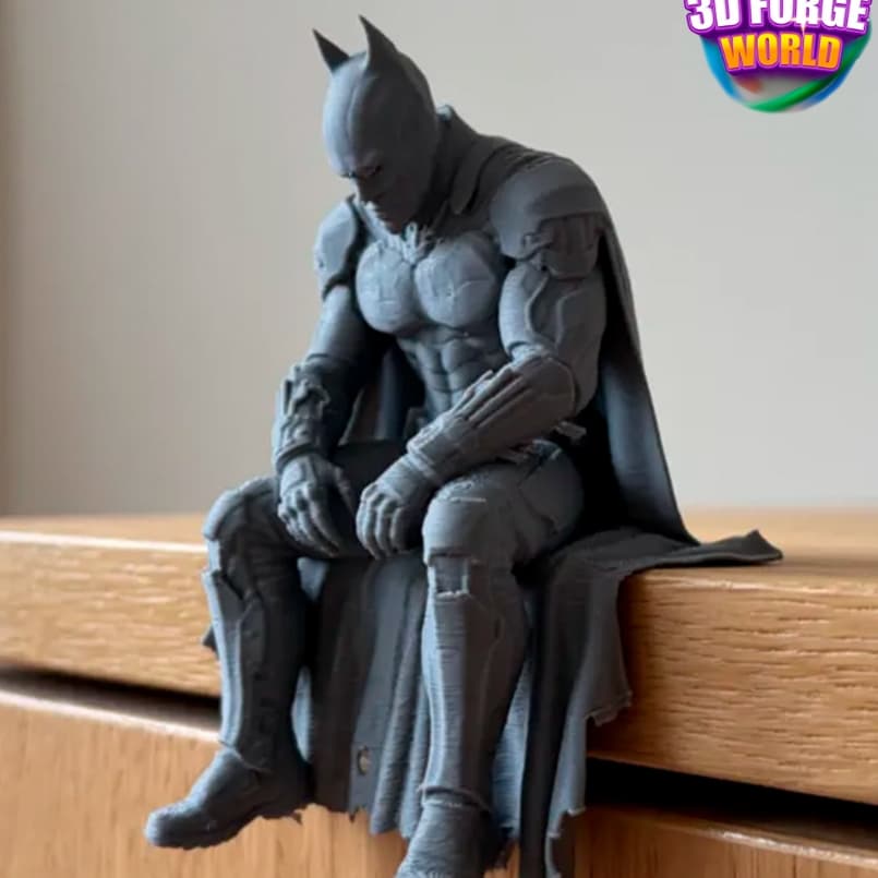 Batman Sentado na Borda | Arkham Knight
