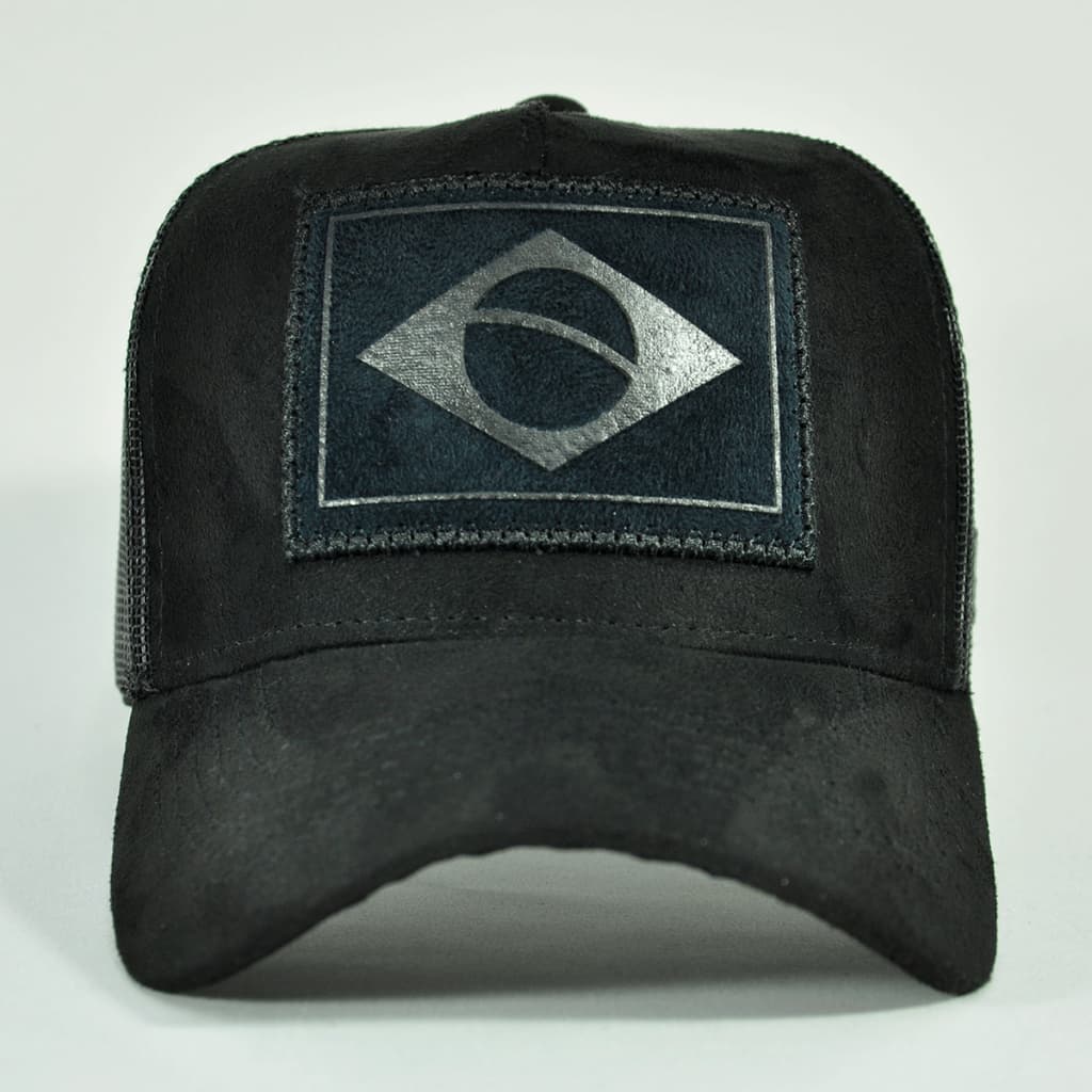 Boné Unissex Aba Curva Patch Bandeira Brasileira Casual Streetwear Premium Moderno Moda Dia a Dia