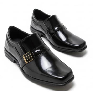 Sapato Social Infantil Masculino Verniz Premium Luxo Conforto Casamento Formatura