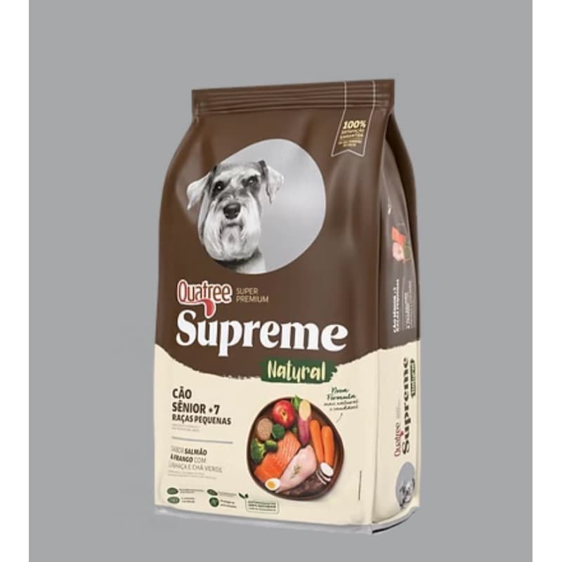 Quatree Supreme Cães Sênior +7 Raças Pequenas 1kg