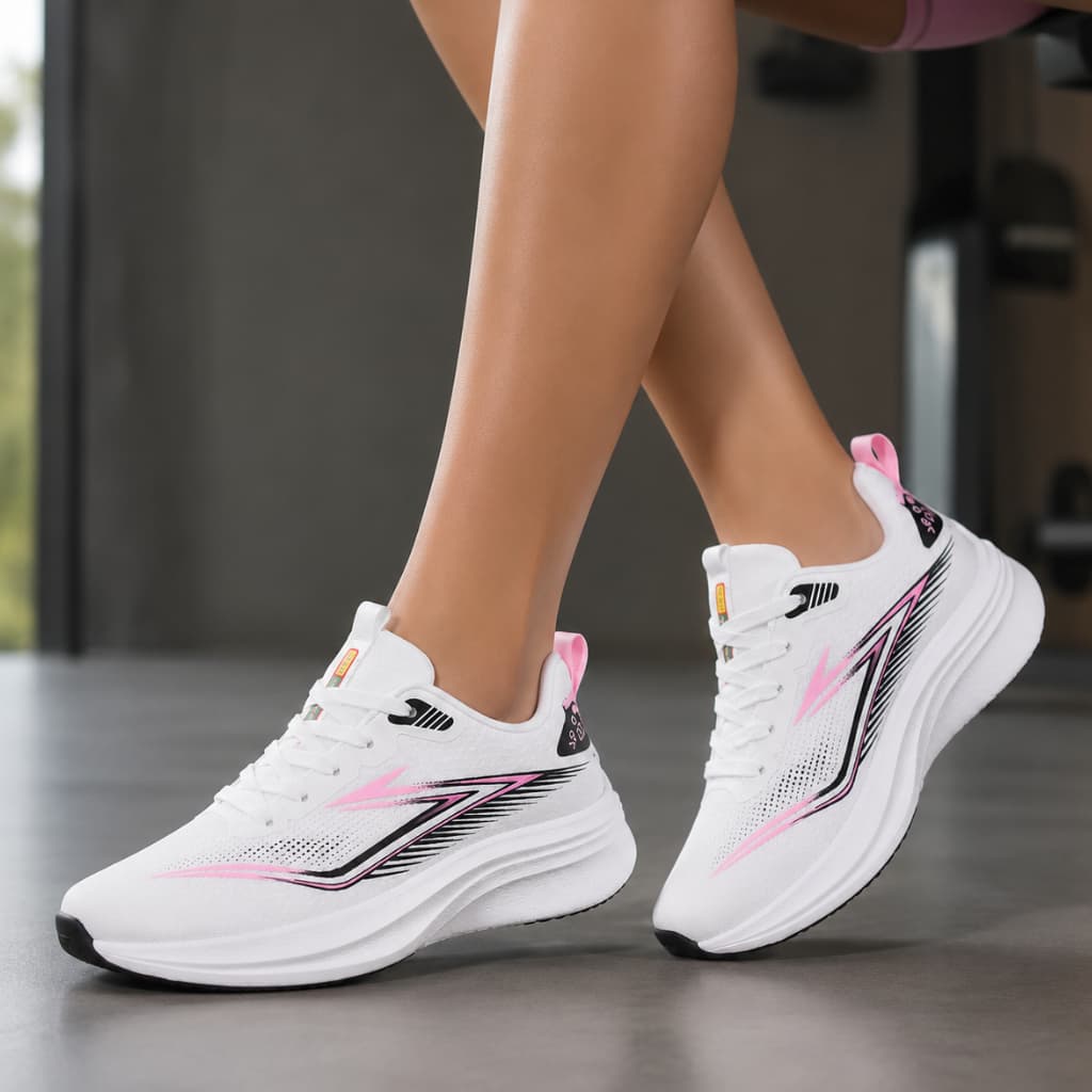 Tênis Feminino Pra Academia Caminhada Adulto pro dia a dia Leve e Macio Shoes Taylor Run do 34 ao 39
