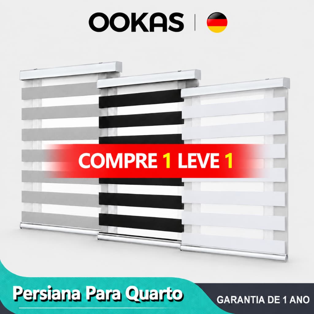 OOKAS 120CM Persiana Para Quarto Persiana Cortinas E Persianas Blackout Alemãs