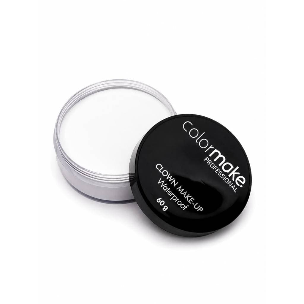 Clown Makeup Branco 60g Colormake Alta Cobertura Maquiagem Artística Halloween
