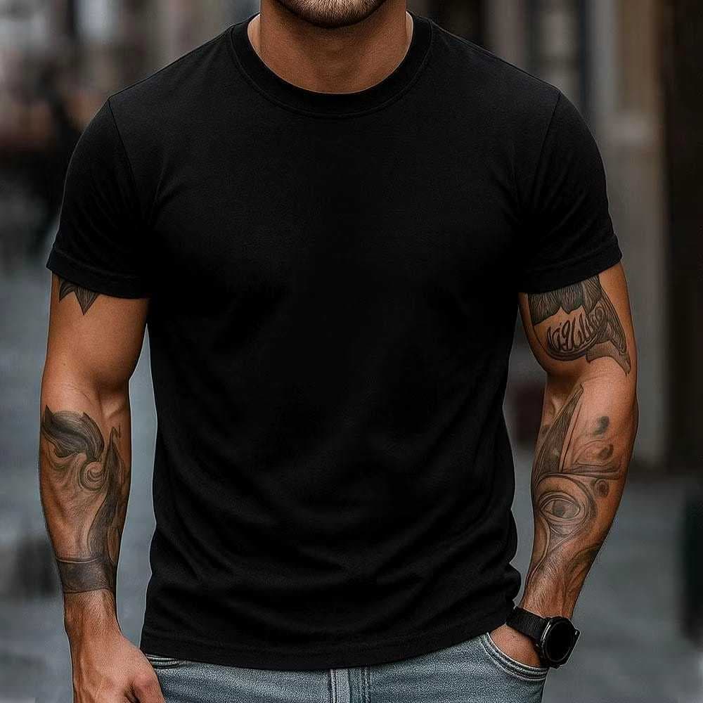 Camiseta Básica Masculina 100% Algodão Premium qualidade