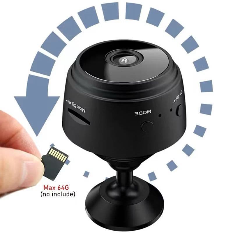 Mini Câmera WiFi A9 HD 1080P Visão Noturna Detecção de Movimento Monitoramento Remoto Câmera de Segurança Vigilância