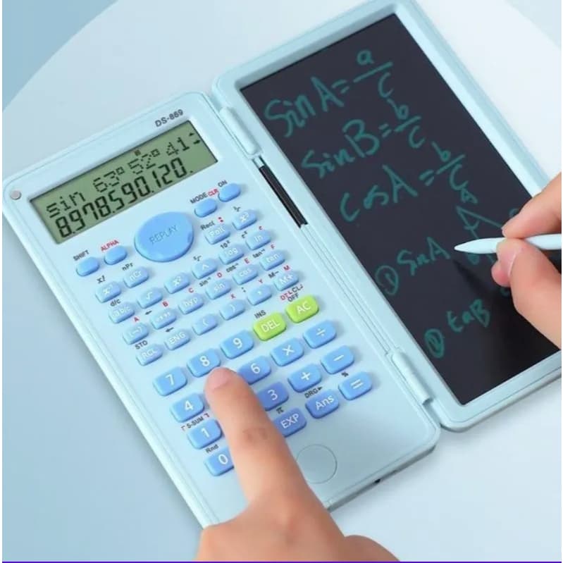 Calculadora Científica com Bloco de Notas Digital