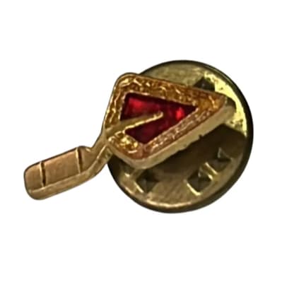 Pin / Boton Maçônico Trolha, Esquadro E Compasso