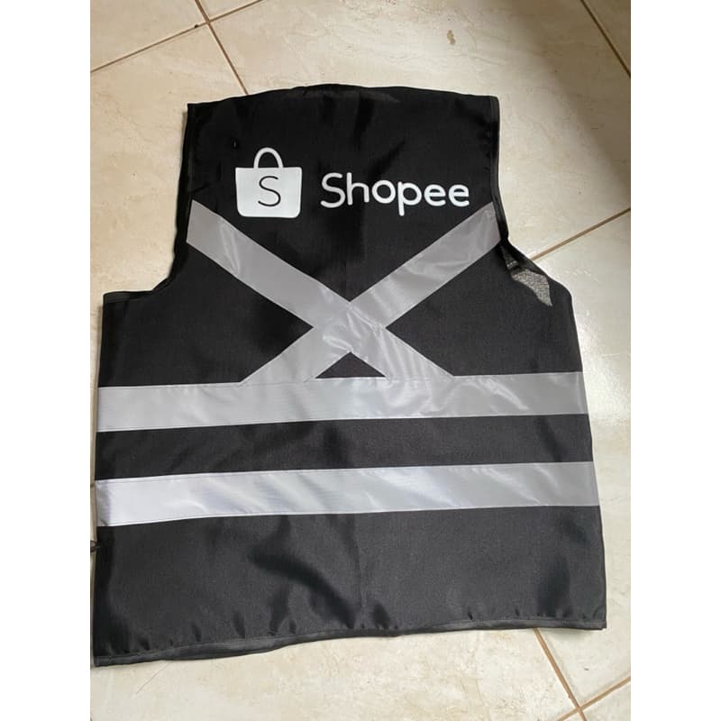 colete refletivo preto shoppe