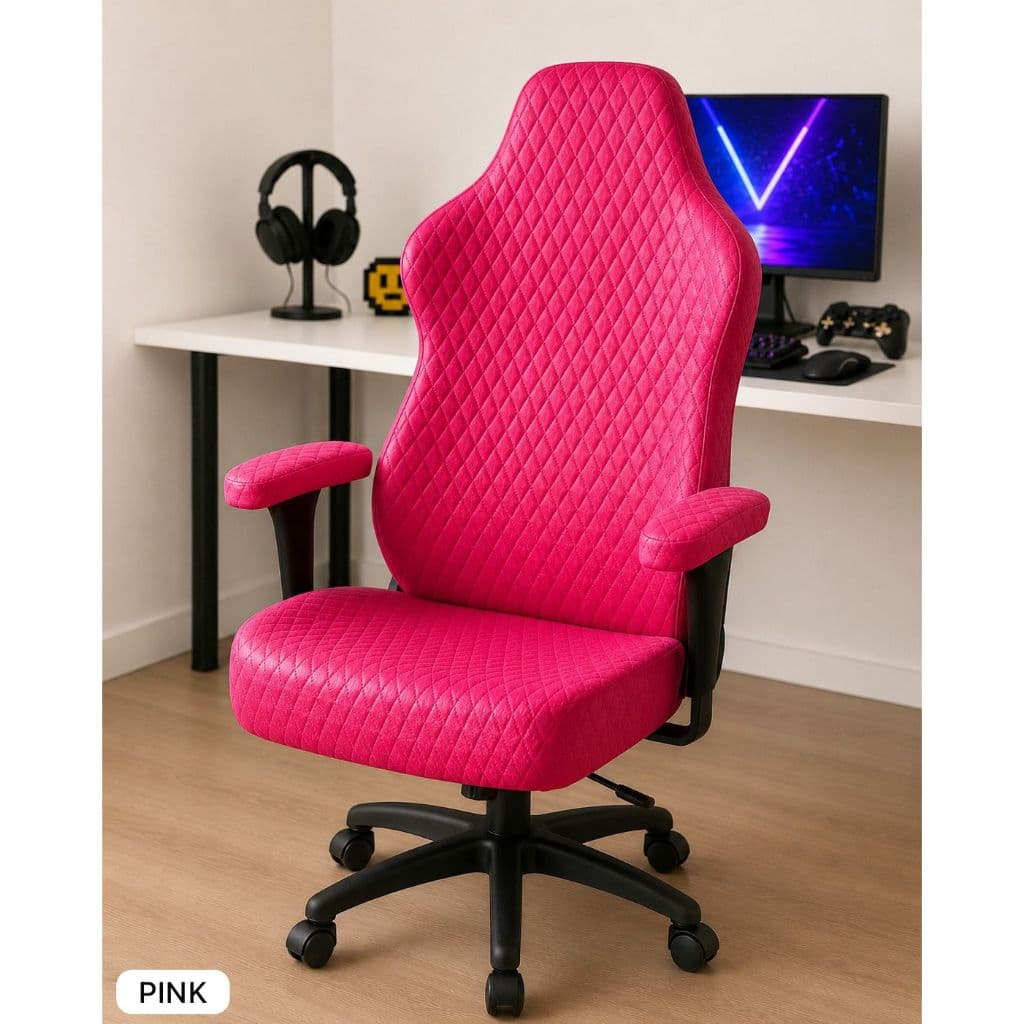 Capa de Cadeira Gamer Tecido Lavável Resistente Escritório Computador