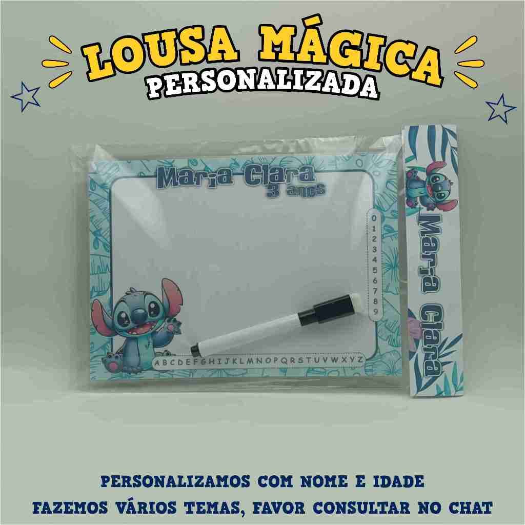 LOUSAS MÁGICA 3 em 1- Stitch |Fazemos diversos temas