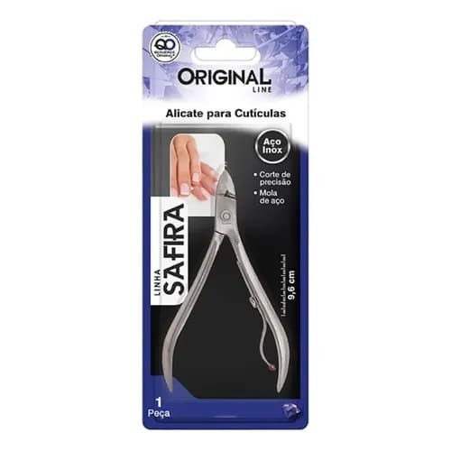 Alicate de Unhas e Cuticula Aço Inox Profissional  Corte de Precisão Manicure Pedicure