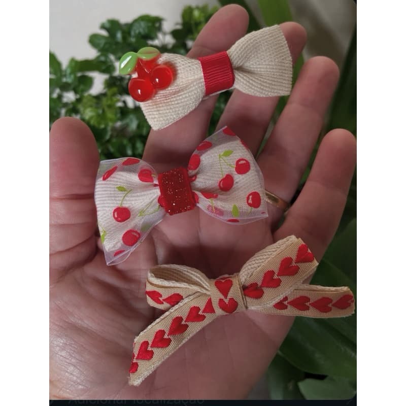 Hair Clips | Laço para cabelo cervejinha | Acessório infantil | Presilha bico de pato | Enfeite de cabelo infantil