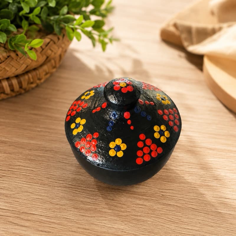 Mini Panela de Barro Decorada Artesanal Pintada à Mão | Lembrancinha, Decoração Rústica, Presente Criativo