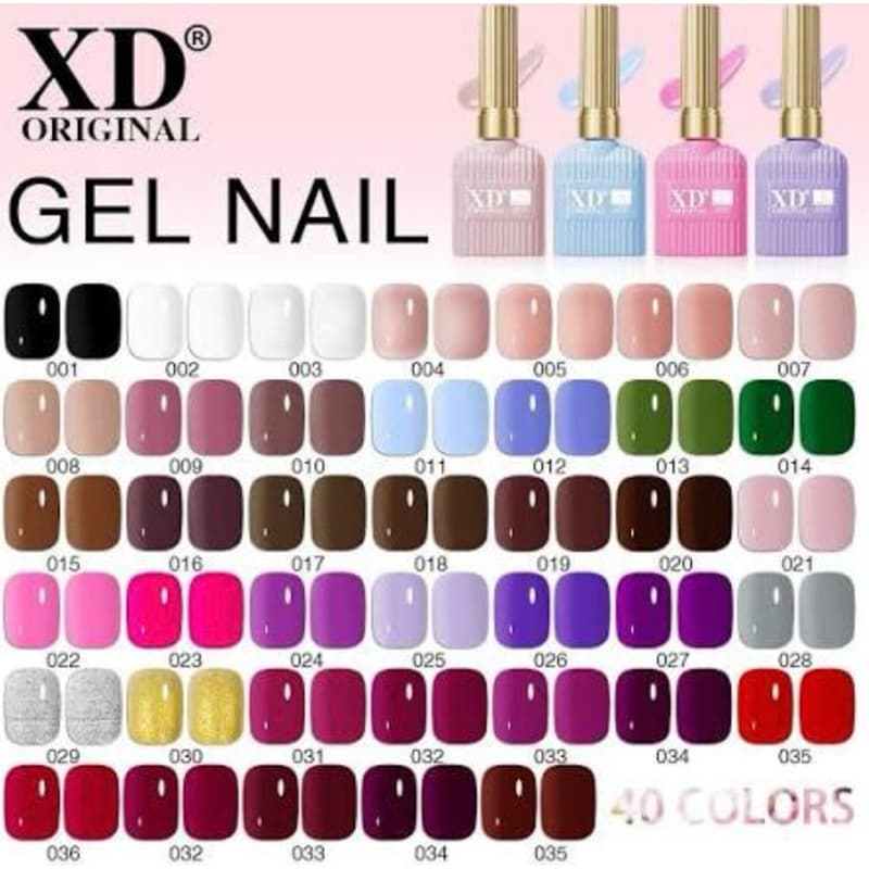 Esmalte em Gel 15ml Luxo - XD Original X&D | Alongamento Unhas Nails Art Designer Nail