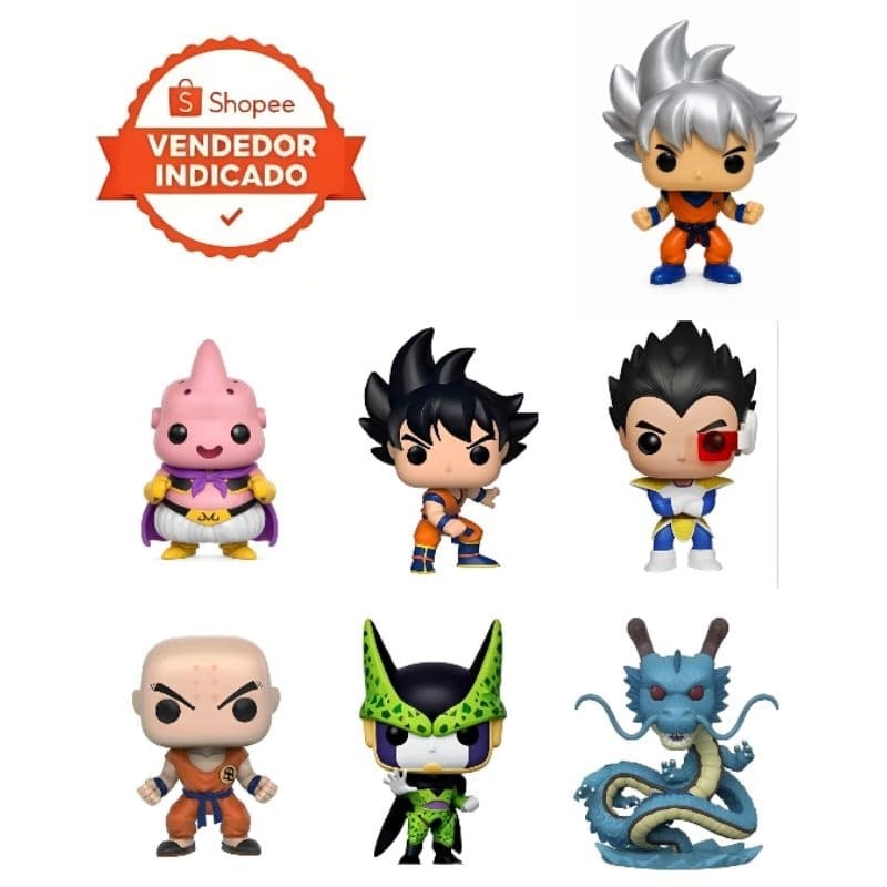 Bonecos Dragon Ball Estilo Colecionável Kit 7 Personagens Alta Qualidade