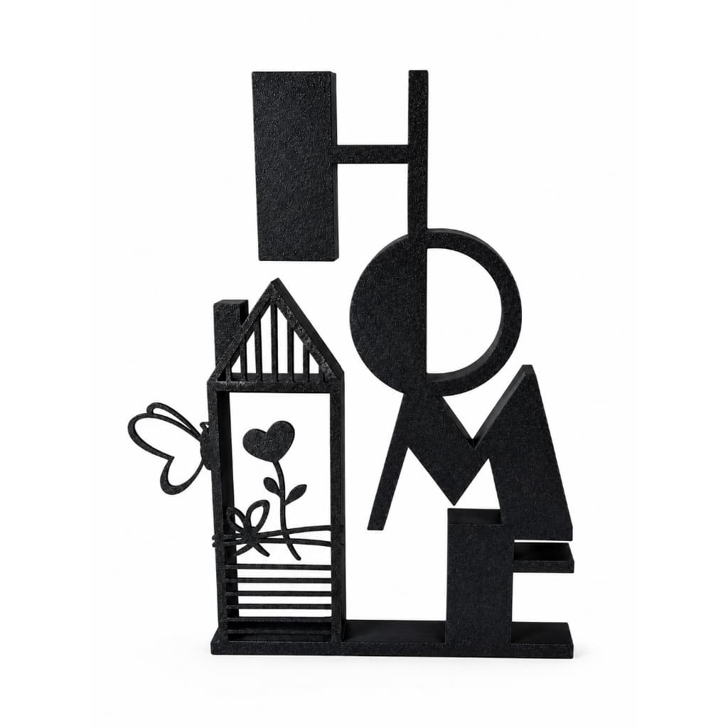 Home Garden Decor – Escultura Decorativa HOME | Impressão 3D