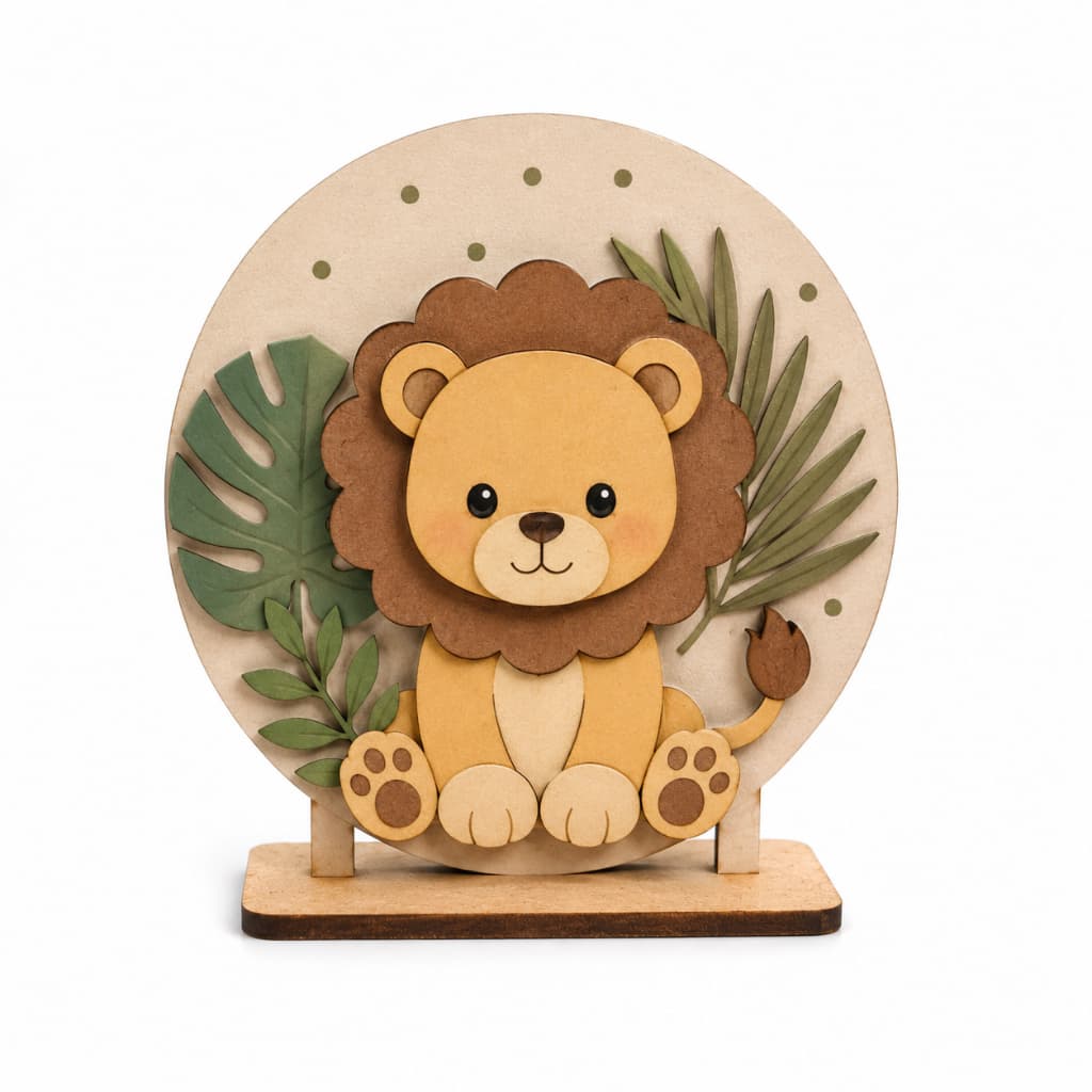 Kit 50 Mini Painel LISO Redondo MDF Cru 6cm | Fundo para Caixinha | Mini Cenário | Decoração Festa | Corte a Laser